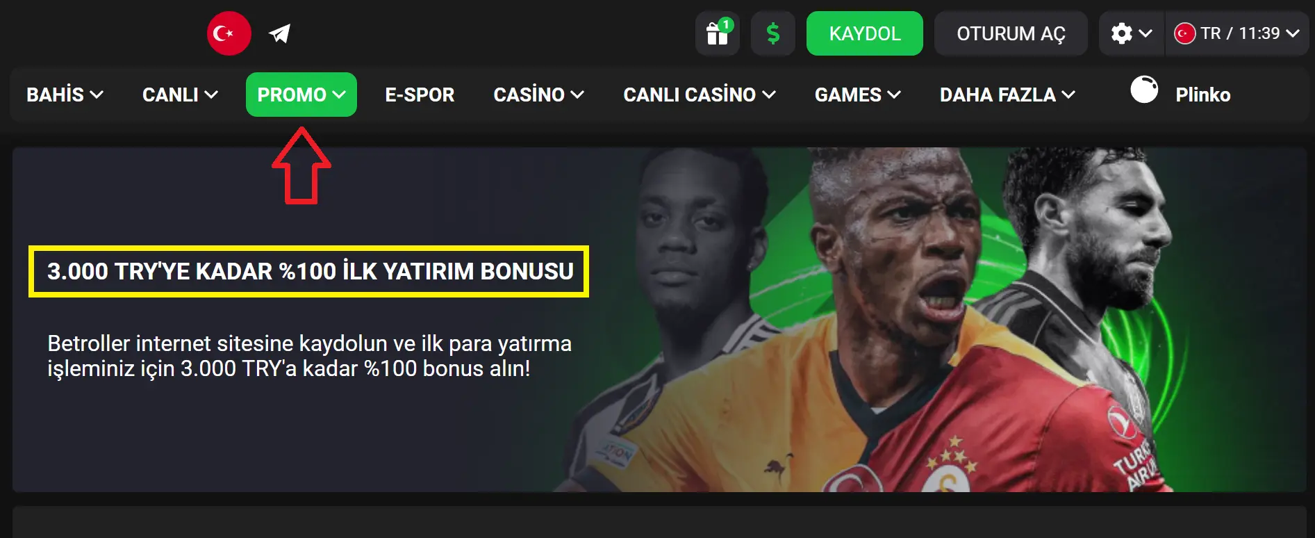Spor İlk Para Yatırma Bonusu Spor İlk Para Yatırma Bonusu