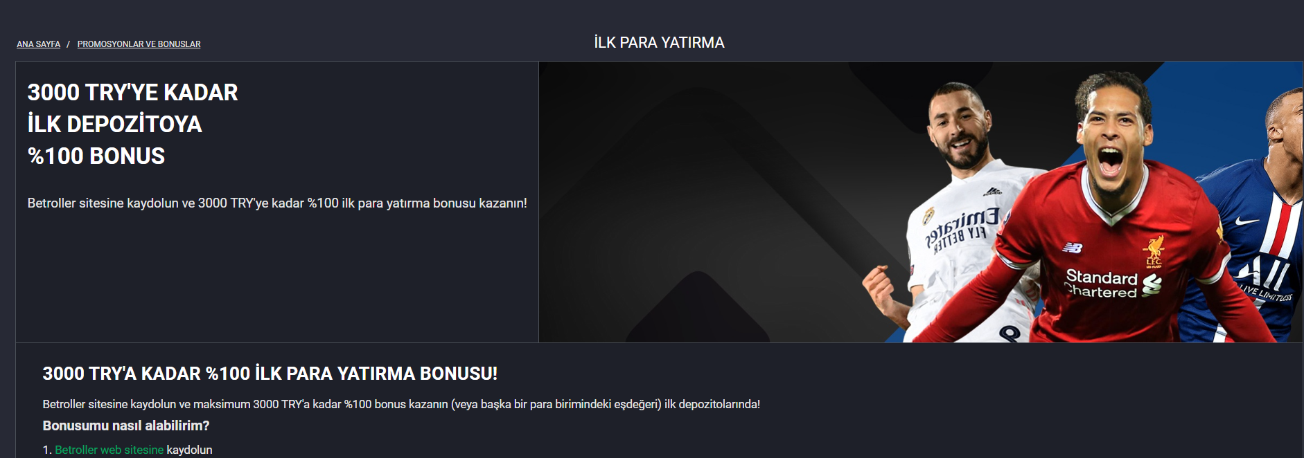 Spor İlk Para Yatırma Bonusu Spor İlk Para Yatırma Bonusu